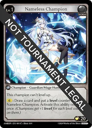 Nameless Champion (Guardian/Mage) #1 – Mortal Ambition Draft Pack