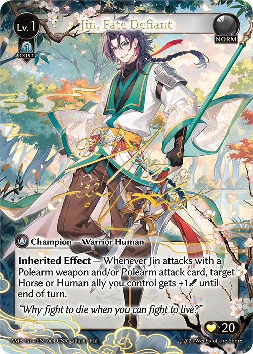 Jin, Fate Defiant (CSR) #4 – Mortal Ambition