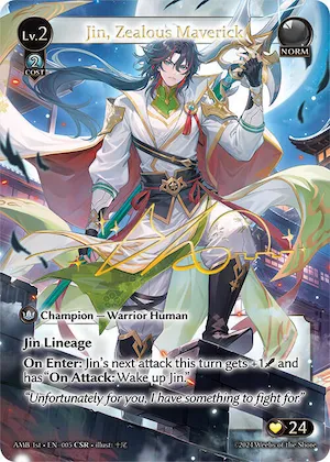 Jin, Zealous Maverick (CSR) #5 – Mortal Ambition