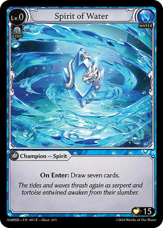 Spirit of Water #1 – Mortal Ambition Starter Decks