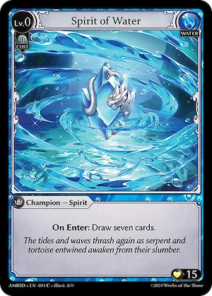 Spirit of Water #1 – Mortal Ambition Starter Decks