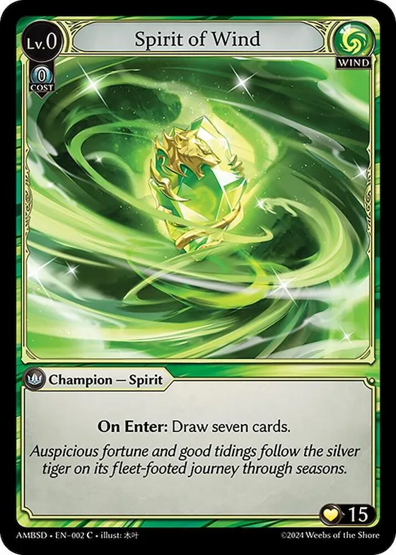 Spirit of Wind #2 – Mortal Ambition Starter Decks