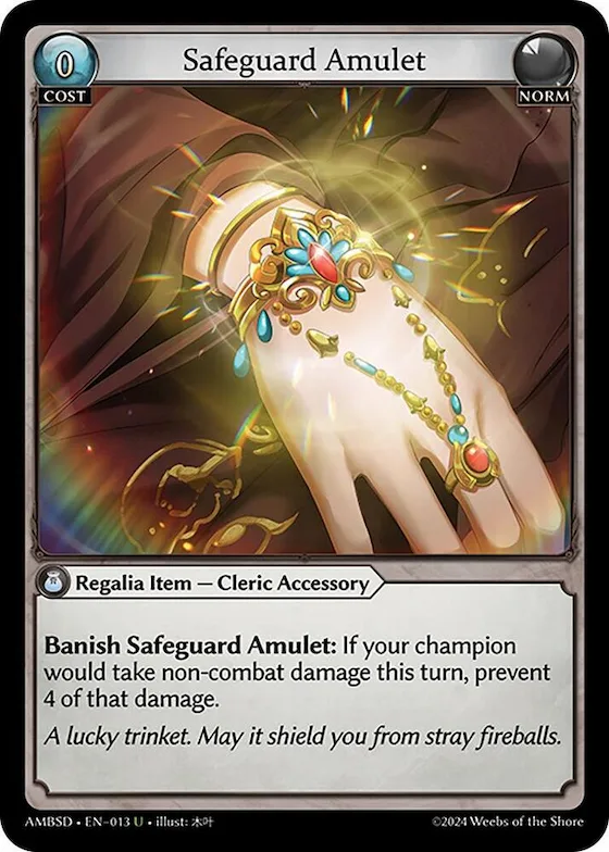 Safeguard Amulet #13 – Mortal Ambition Starter Decks