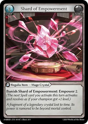 Shard of Empowerment #14 – Mortal Ambition Starter Decks