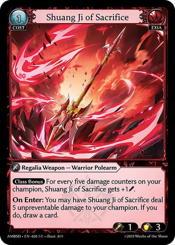 Shuang Ji of Sacrifice #20 – Mortal Ambition Starter Decks