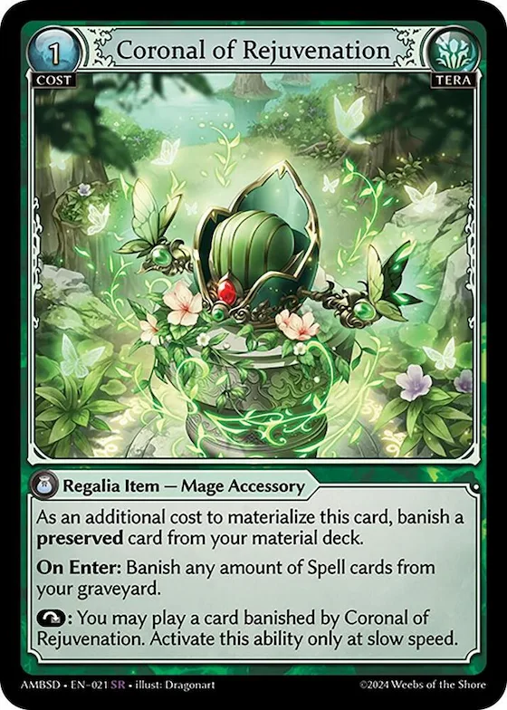 Coronal of Rejuvenation #21 – Mortal Ambition Starter Decks