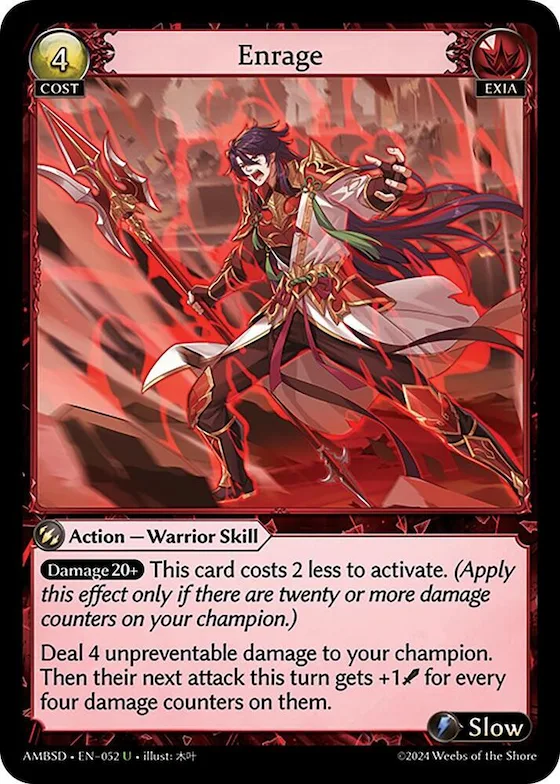 Enrage #52 – Mortal Ambition Starter Decks