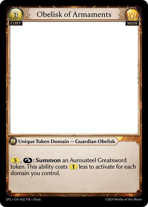 Obelisk of Armaments #32 – Supporter Pack 2