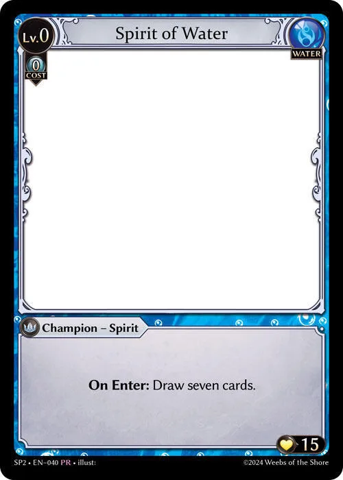 Spirit of Water #40 – Supporter Pack 2