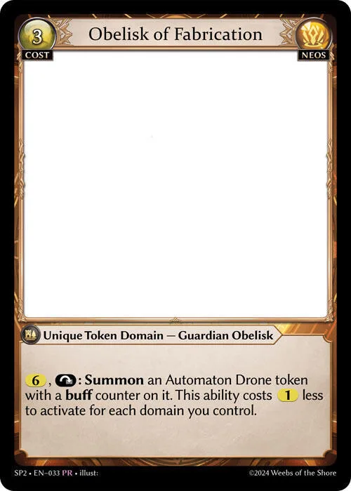 Obelisk of Fabrication #33 – Supporter Pack 2