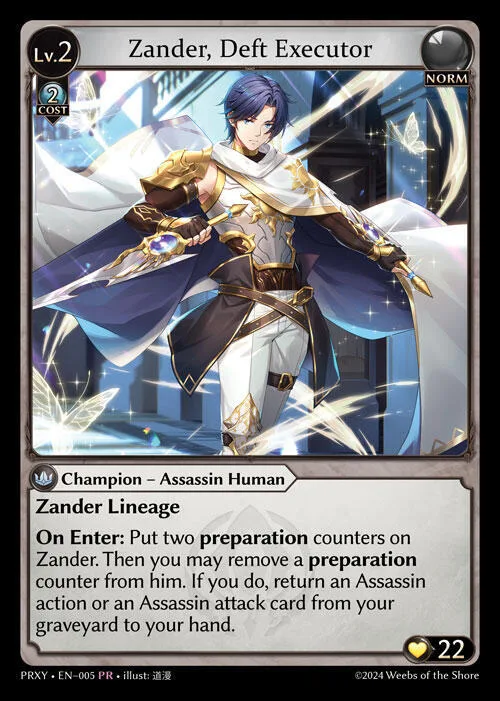 Zander, Deft Executor #5 – Proxia's Vault