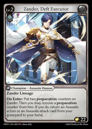 Zander, Deft Executor #5 – Proxia's Vault
