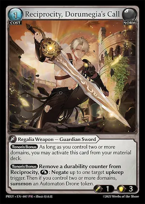 Reciprocity, Dorumegia's Call #7 – Proxia's Vault