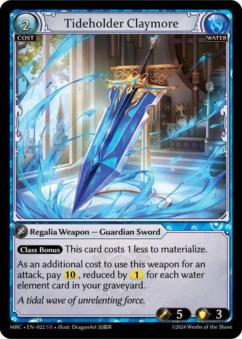 Tideholder Claymore #22 – Mercurial Heart