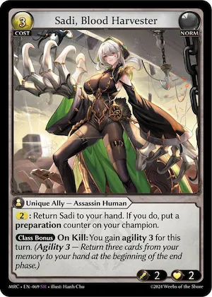 Sadi, Blood Harvester #69 – Mercurial Heart
