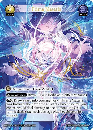 Prima Materia (CSR) #165 – Mercurial Heart
