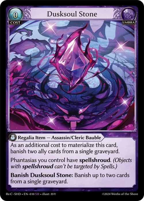 Dusksoul Stone #10 – Tristan Re:Collection, Shadowdancer