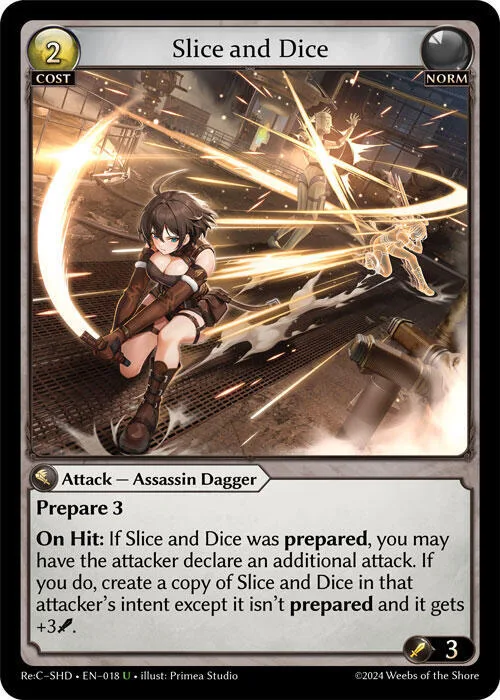 Slice and Dice #18 – Tristan Re:Collection, Shadowdancer