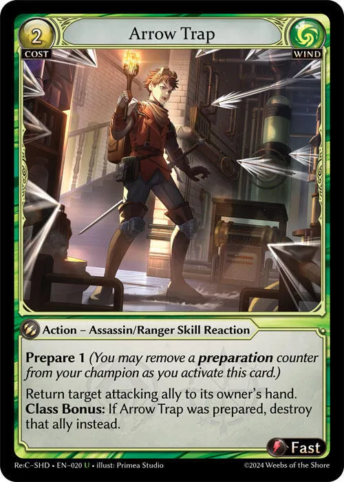 Arrow Trap #20 – Tristan Re:Collection, Shadowdancer
