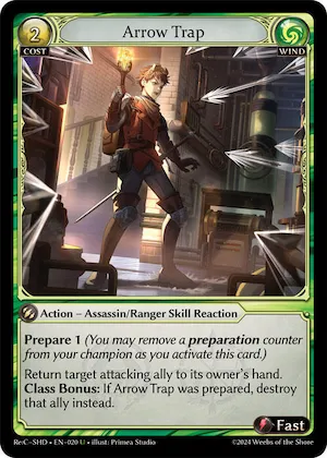 Arrow Trap #20 – Tristan Re:Collection, Shadowdancer