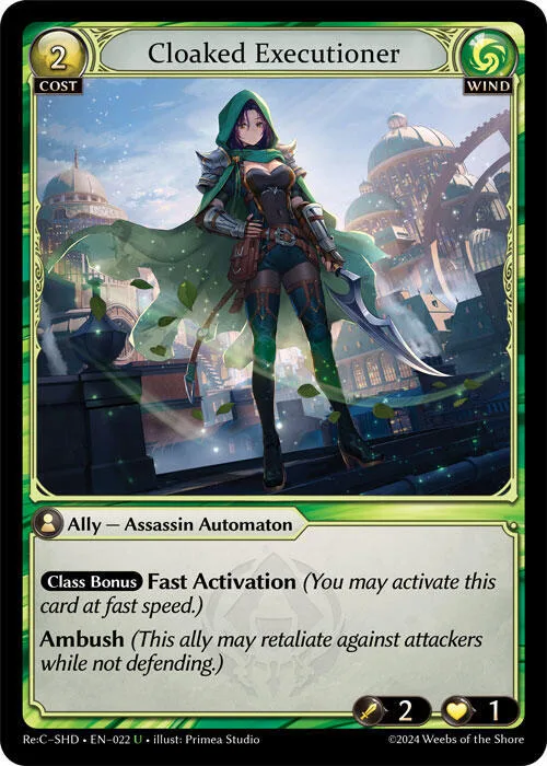 Cloaked Executioner #22 – Tristan Re:Collection, Shadowdancer