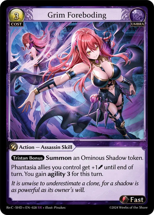 Grim Foreboding #28 – Tristan Re:Collection, Shadowdancer