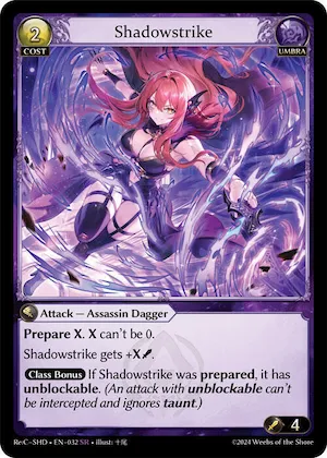 Shadowstrike #32 – Tristan Re:Collection, Shadowdancer