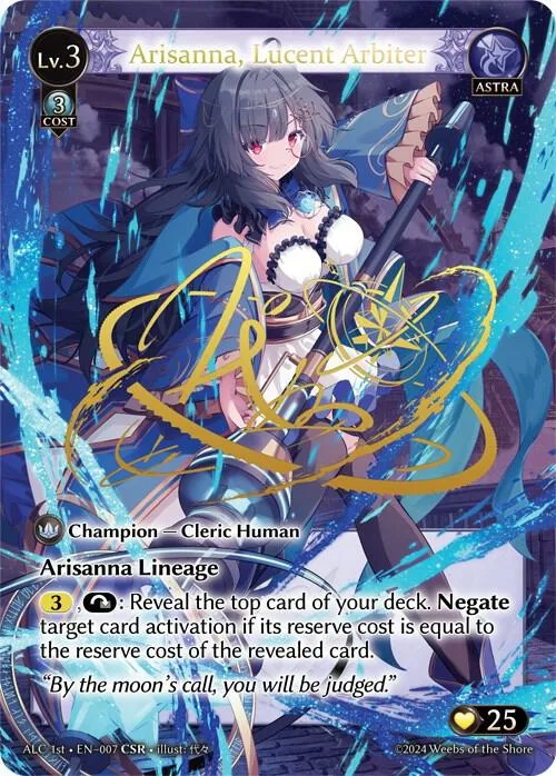 Arisanna, Lucent Arbiter (CSR) (ALC1E) #7 – Alchemical Revolution