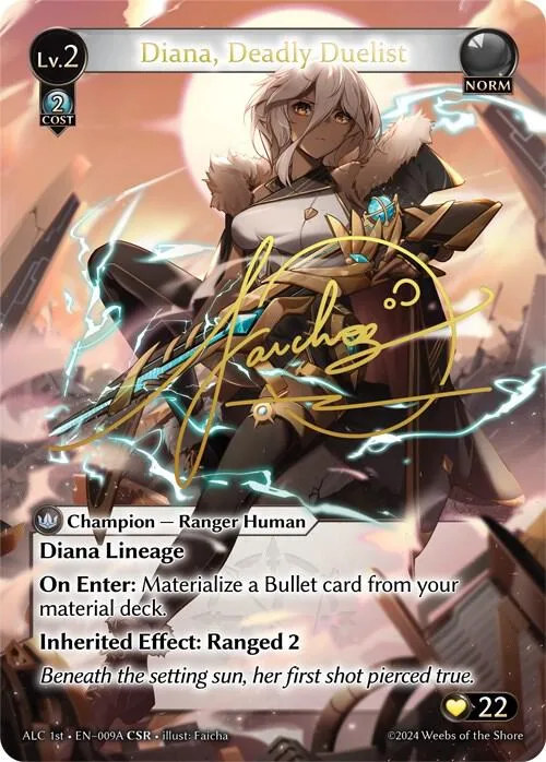 Diana, Deadly Duelist (CSR) (009A) (ALC1E) #9a – Alchemical Revolution