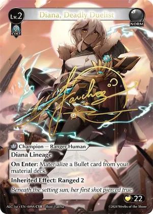 Diana, Deadly Duelist (CSR) (009A) (ALC1E) #9a – Alchemical Revolution