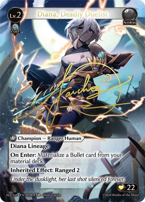 Diana, Deadly Duelist (CSR) (009B) (ALC1E) #9b – Alchemical Revolution