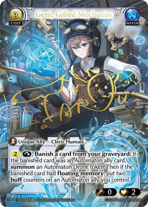 Geni, Gifted Mechanist #8 – Alchemical Revolution Event Pack