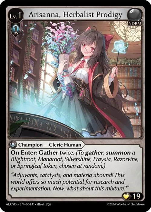 Arisanna, Herbalist Prodigy #4 – Alchemical Revolution Starter Decks