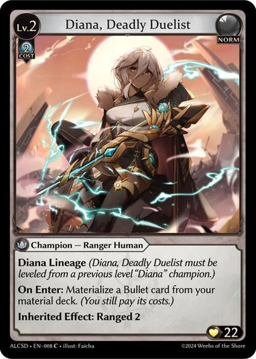 Diana, Deadly Duelist #8 – Alchemical Revolution Starter Decks