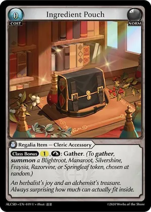Ingredient Pouch #19 – Alchemical Revolution Starter Decks