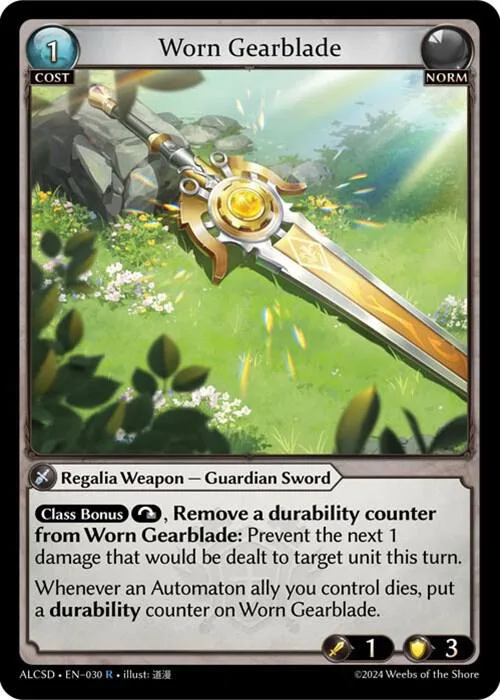 Worn Gearblade #30 – Alchemical Revolution Starter Decks