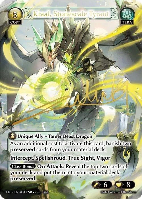 Kraal, Stonescale Tyrant (CSR) #90 – Fractured Crown