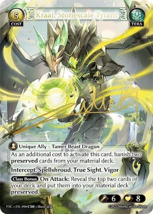 Kraal, Stonescale Tyrant (CSR) #90 – Fractured Crown