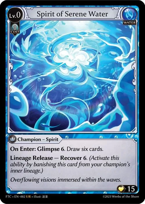 Spirit of Serene Water #2 – Fractured Crown
