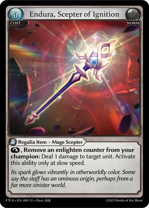 Endura, Scepter of Ignition #9 – Fractured Crown