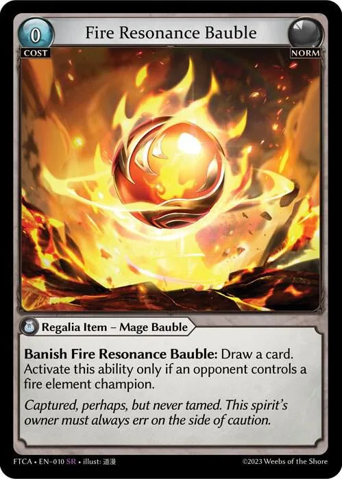 Fire Resonance Bauble #10 – Fractured Crown