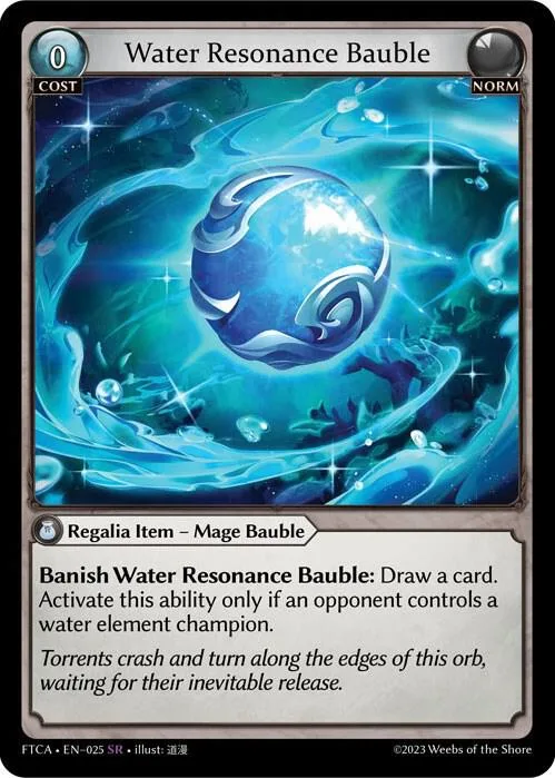 Water Resonance Bauble #25 – Fractured Crown