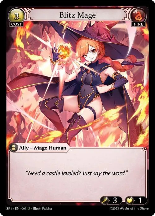 Blitz Mage #3 – Supporter Pack 1