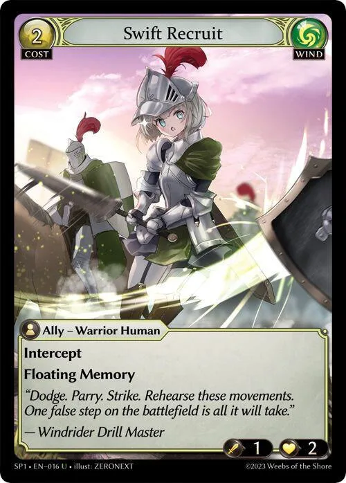Swift Recruit #16 – Supporter Pack 1