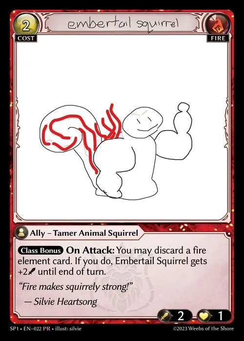 Embertail Squirrel #22 – Supporter Pack 1