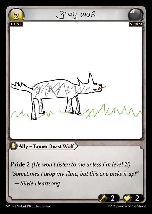 Gray Wolf #24 – Supporter Pack 1