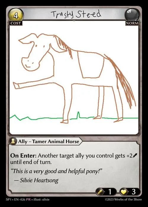 Trusty Steed #26 – Supporter Pack 1