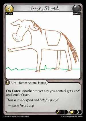 Trusty Steed #26 – Supporter Pack 1