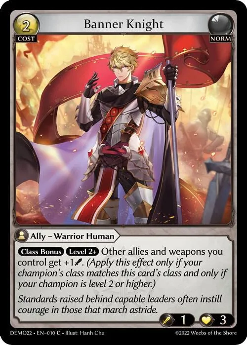 Banner Knight #10 – 2022 Demo Deck