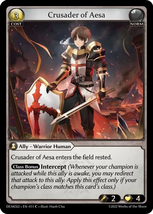 Crusader of Aesa #11 – 2022 Demo Deck